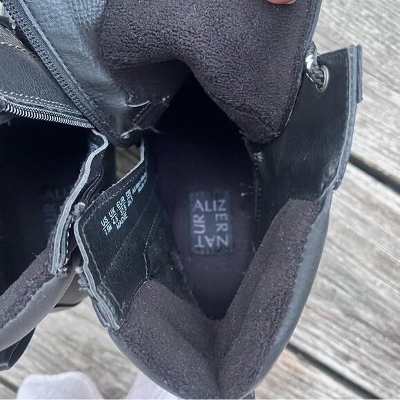 Naturalizer Madie Ankle Vegan Leather Boot in Black 7.5 NWOB - Picture 11 of 12